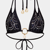 Kylie Top Crystal Black