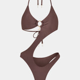 Sole bodysuit espresso